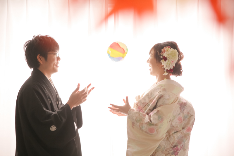 楽しそうな笑顔で