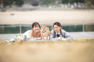 ペットとの撮影