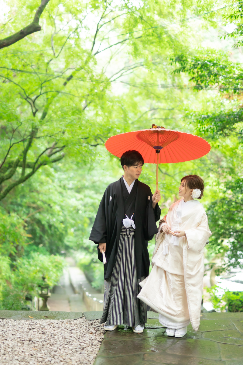 柞原八幡宮でのロケーション