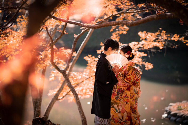 大分の秋を感じる、和装1着・紅葉湯布院ロケ【全データ】