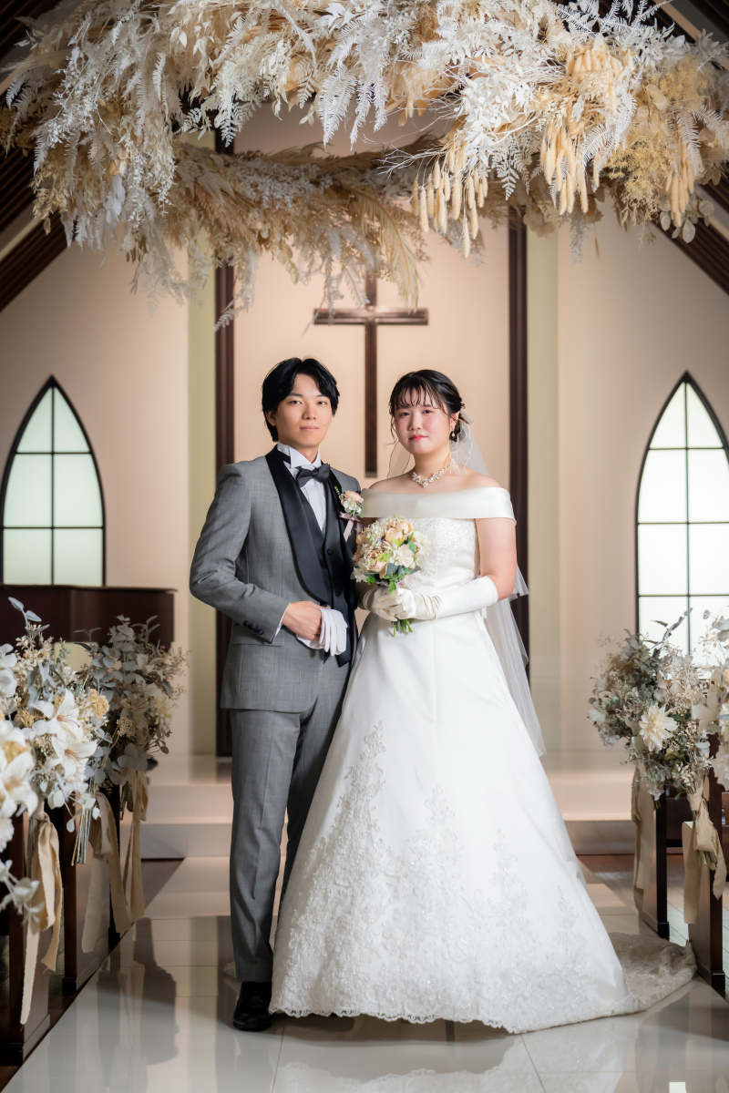 ドレス・和装トータル3着+リニューアルSTUDIO撮影&チャペル・ガーデン撮影【全データプラン】