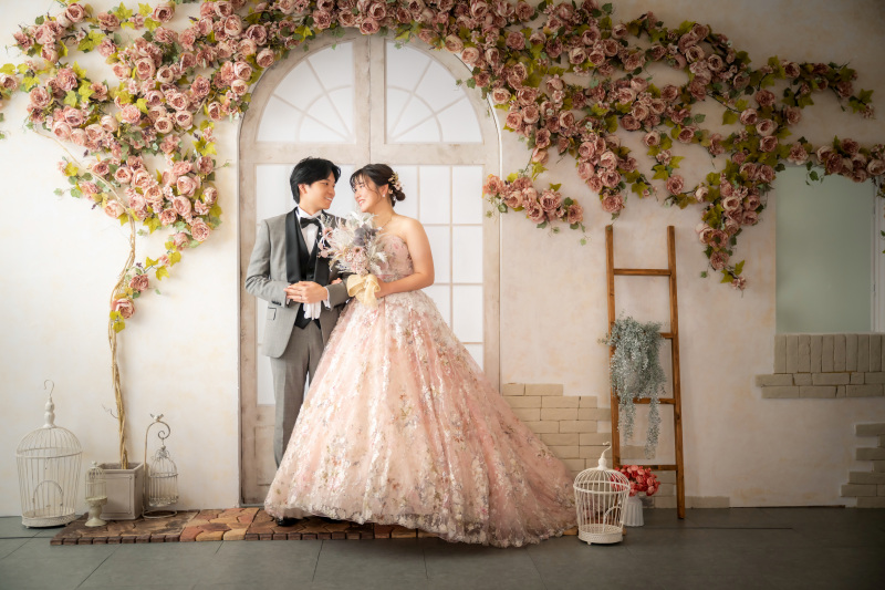 ドレス1着+リニューアルSTUDIO撮影【全データプラン】