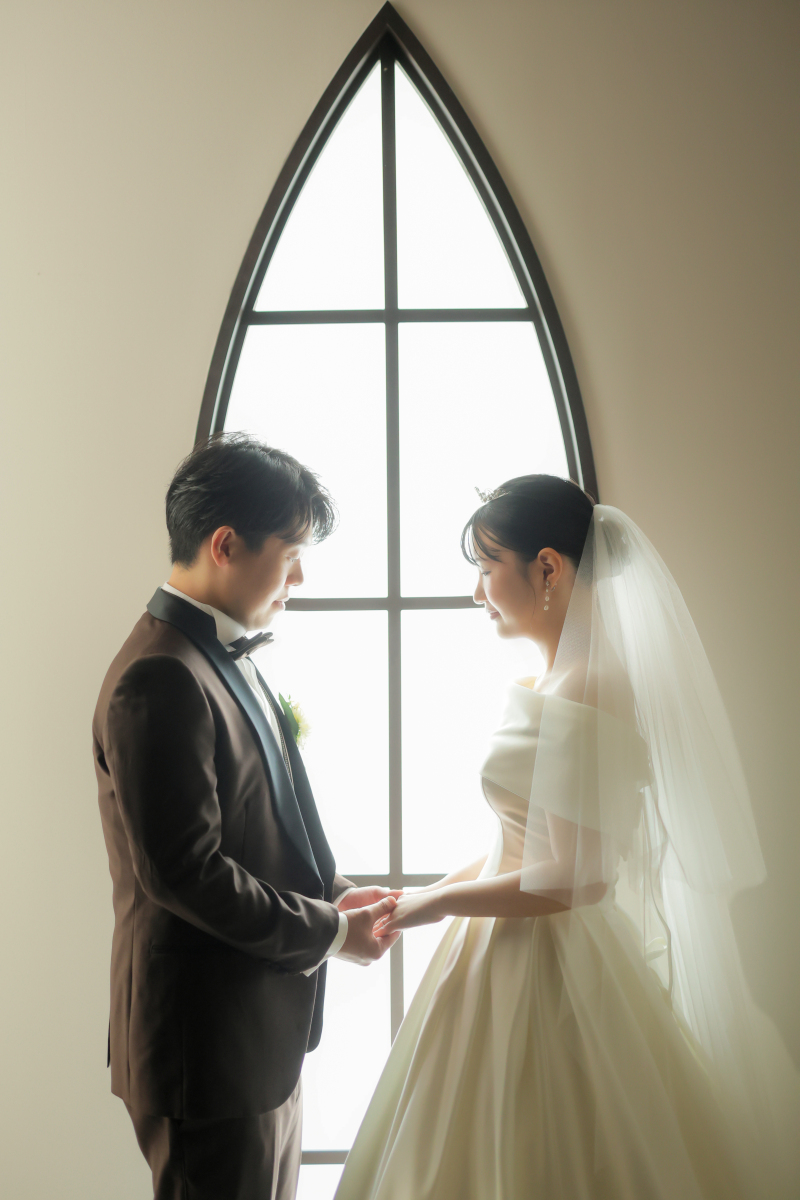 ドレス1着+リニューアルSTUDIO撮影&チャペル・ガーデン撮影【全データプラン】