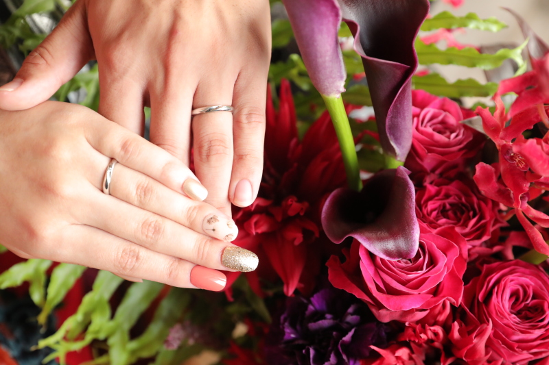 こだわりの生花と