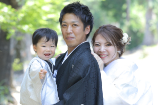 お子様と一緒に！和装撮影
