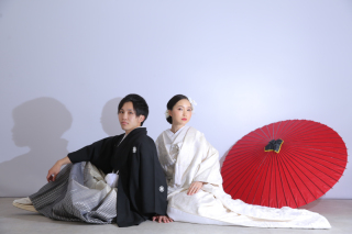 スタジオで残す和装写真