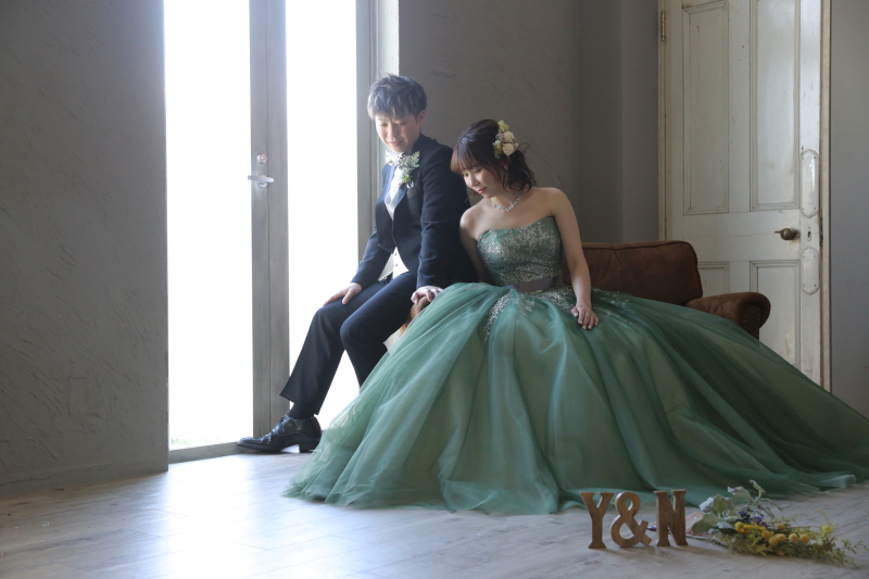 2着目のカラードレス