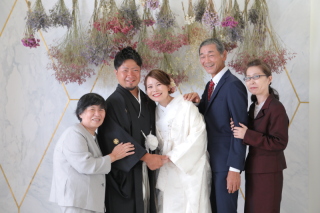 家族みんなでフォトウエディング♪
