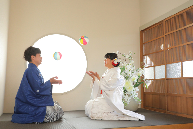 紙風船で楽しく