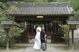 ゆかりの地での撮影