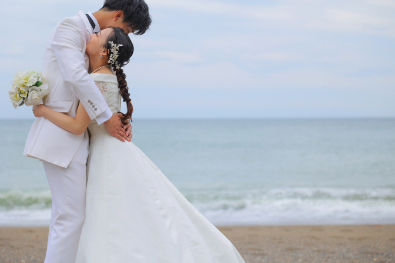 洋装 日出の石門ロケーション撮影