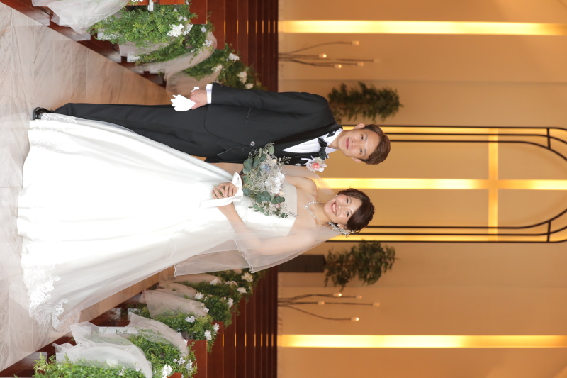 王道のウェディングポーズ