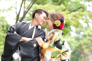 和装 神社ロケーション