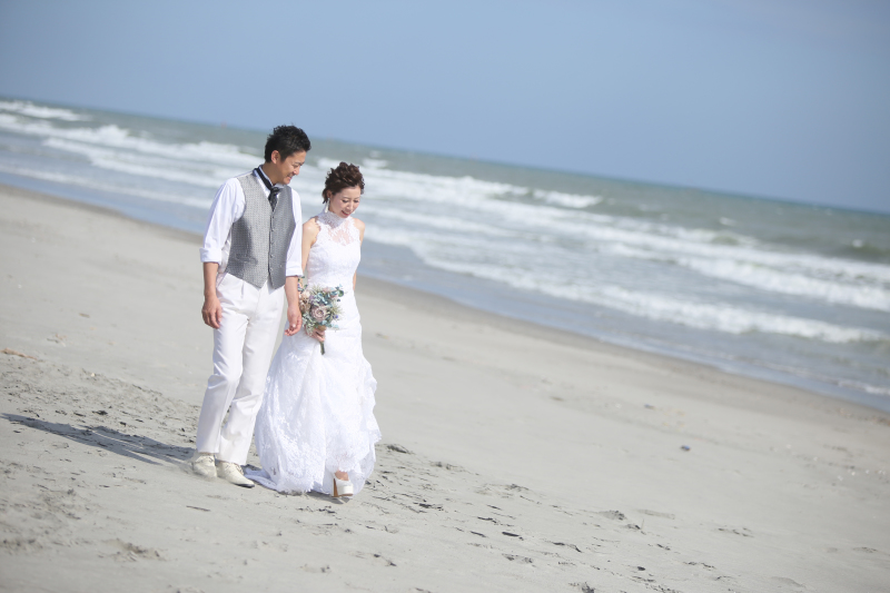 砂浜をおさんぽ