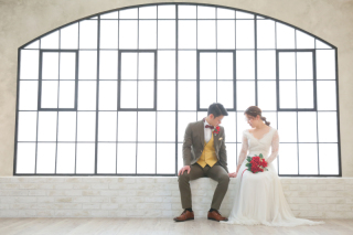 スタジオ×ウェディングフォト