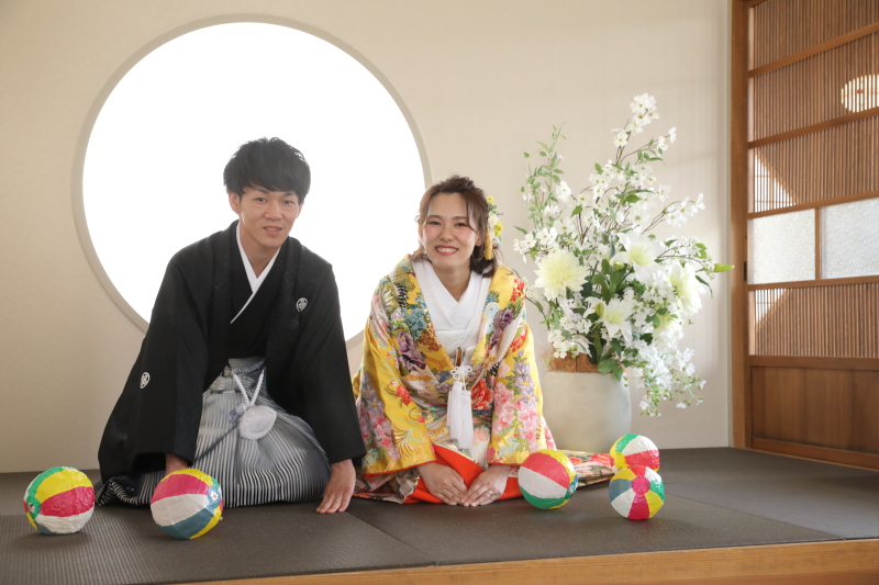 最後にお正座で