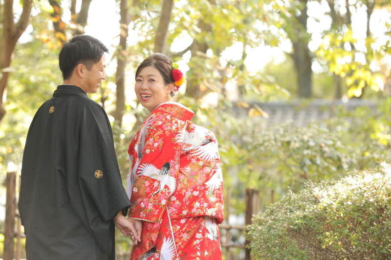 雰囲気のある素敵なお庭