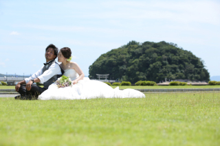 洋装ロケーションフォト