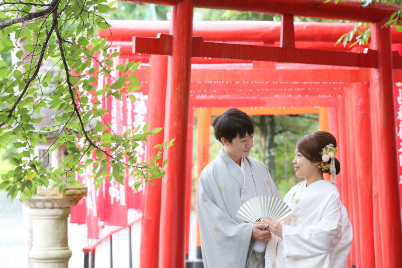 雨上がりの牟呂八幡宮