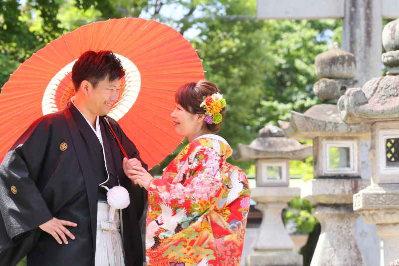 和装にチェンジ