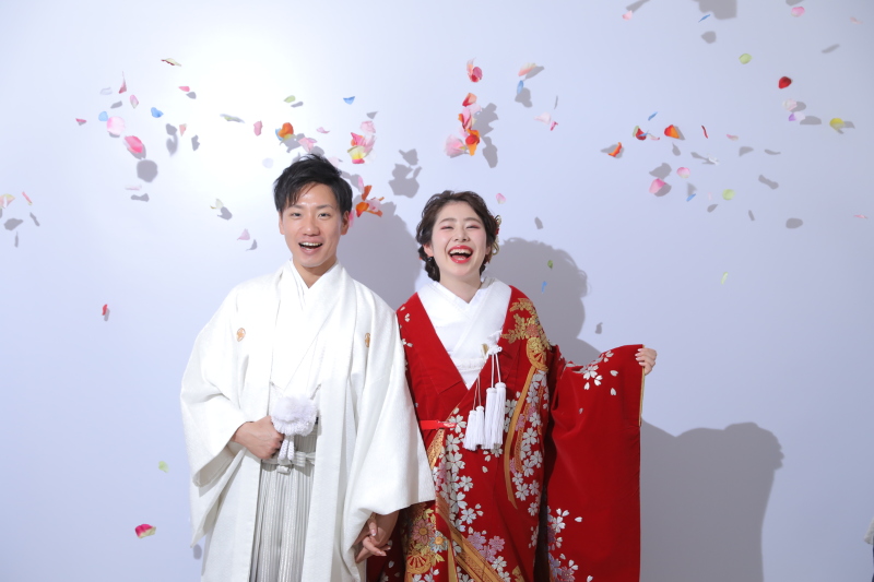 ご両家お母さまのフラワーシャワー!!