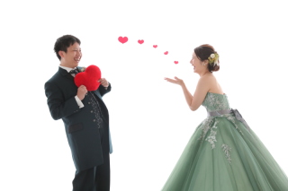 スタジオ×カラードレス撮影♩