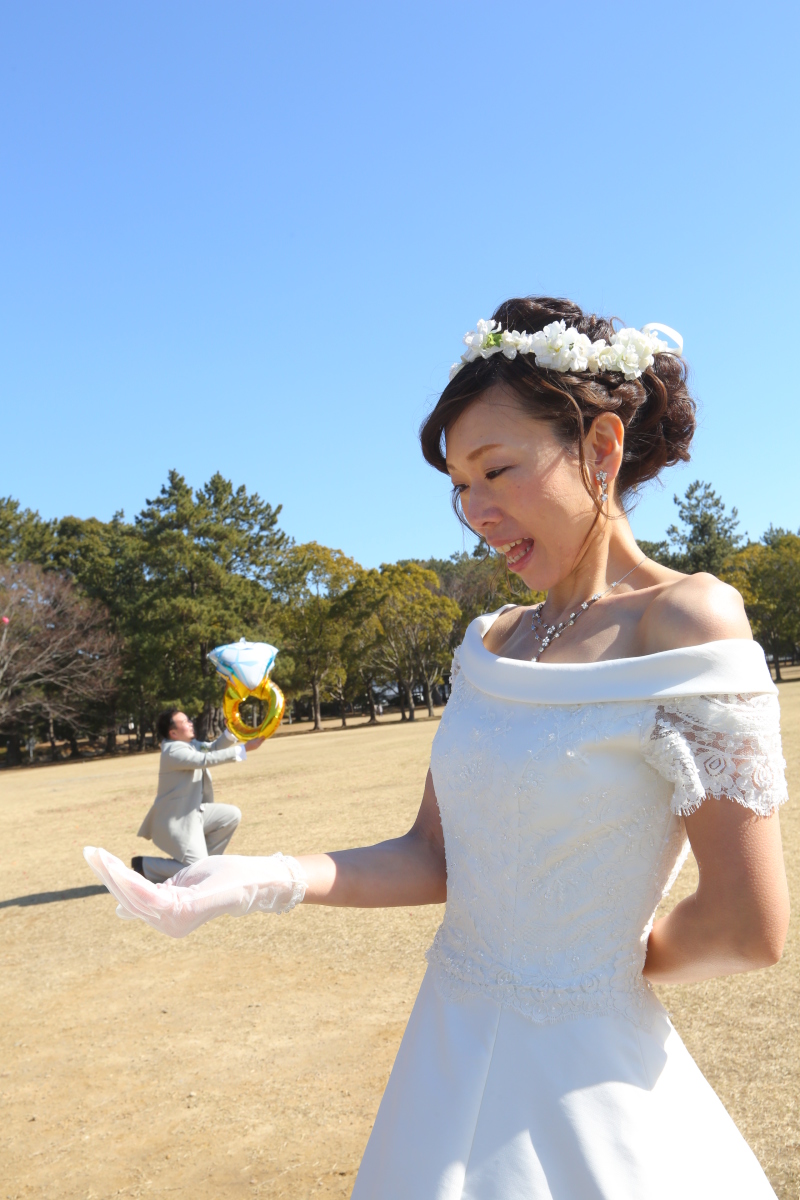 手乗り⁉新郎さま♡