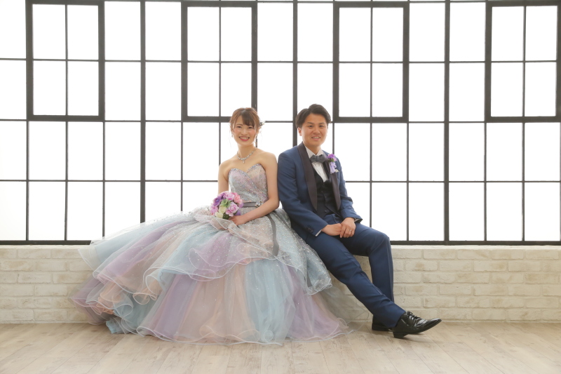 新婦さまのカラードレス