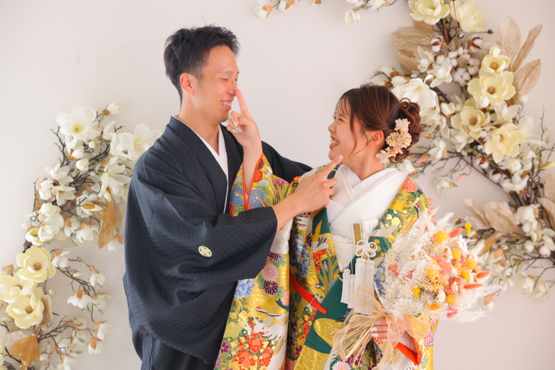 洋装チャペル&和装スタジオ撮影