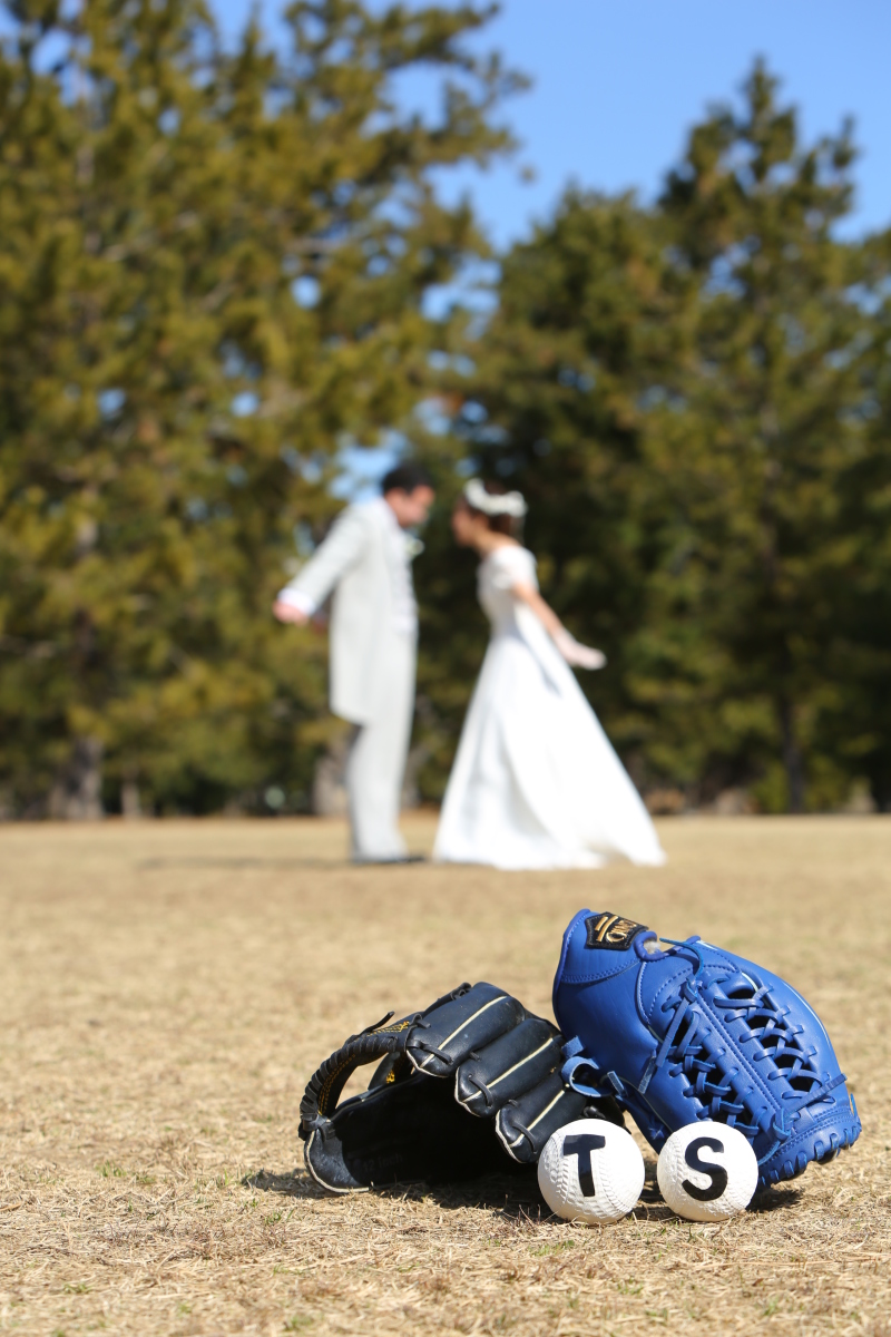 お持ち込みのグローブ＆ボール