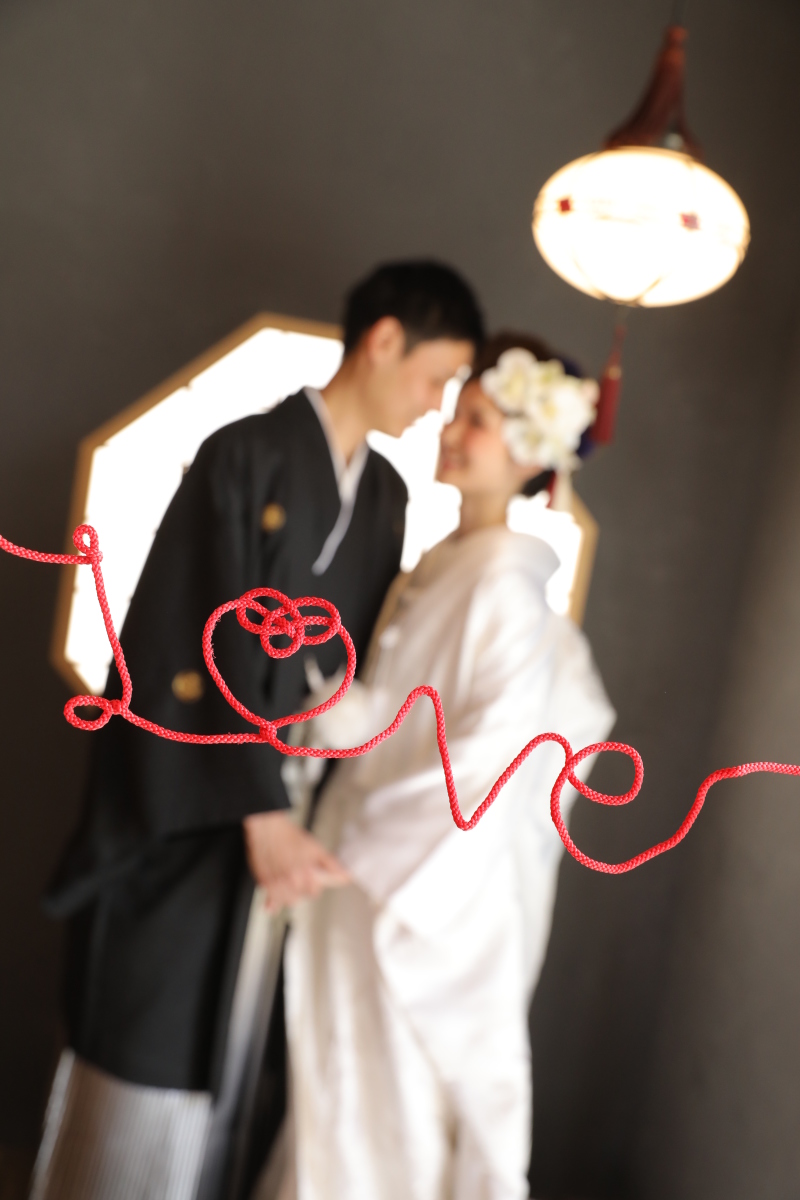 手前にピントを合わせて