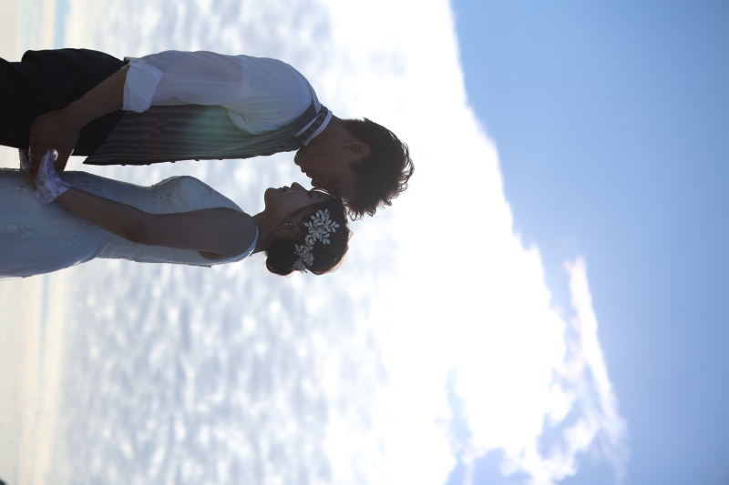 沈む太陽と共に