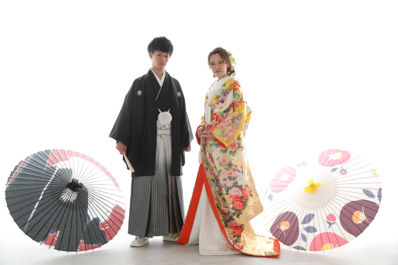 伝統的な定番ポーズから