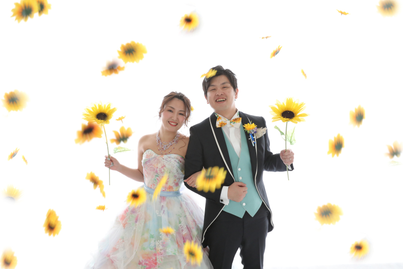 ひまわりフラワーシャワー