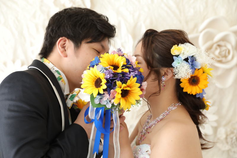 ひまわりのブーケ