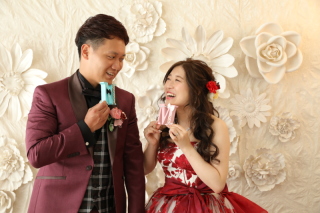 お二人だけの空間♪スタジオ撮影