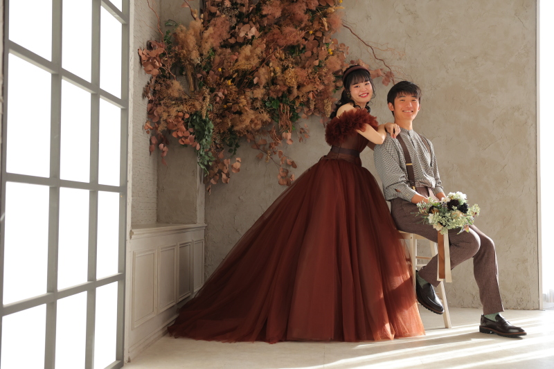 こだわりカラードレス