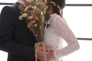 お持込のドレスでカジュアルに