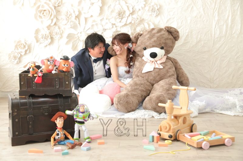 カラードレス×スタジオ撮影