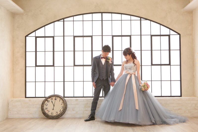 2着目はカラードレス♡