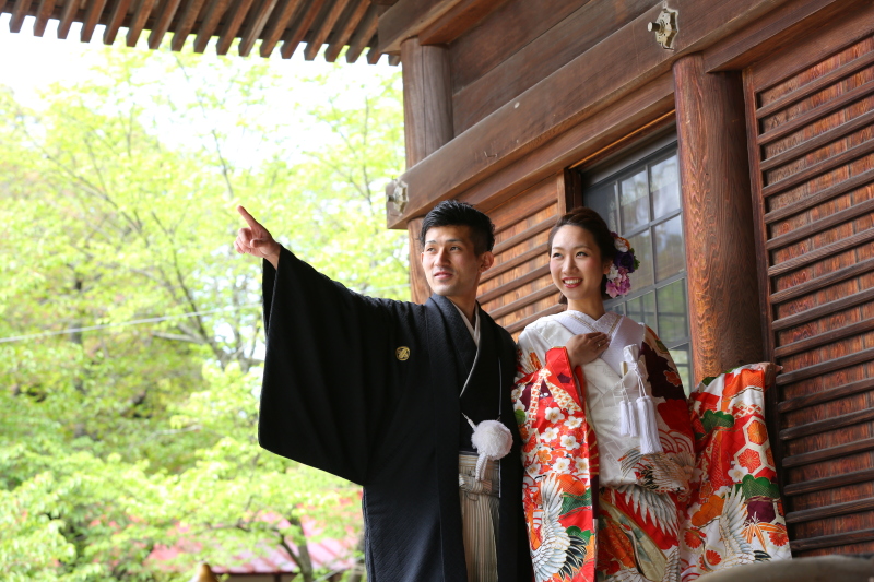 和装♩神社でロケーション撮影
