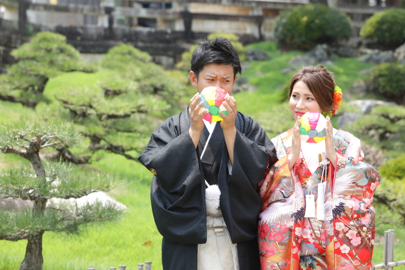 松の木と一緒に