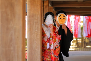 和装 豊川稲荷ロケーション撮影