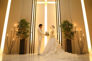 特別な空間 貸切チャペルで前撮り♪
