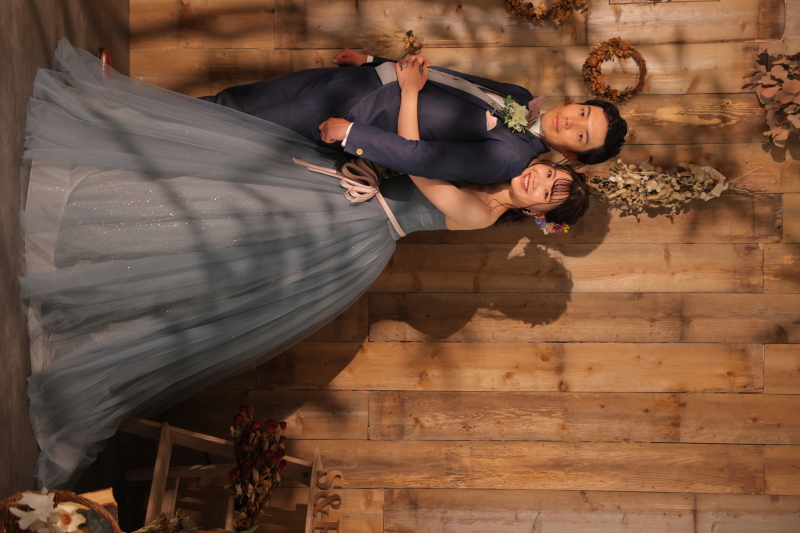 青色コーディネート