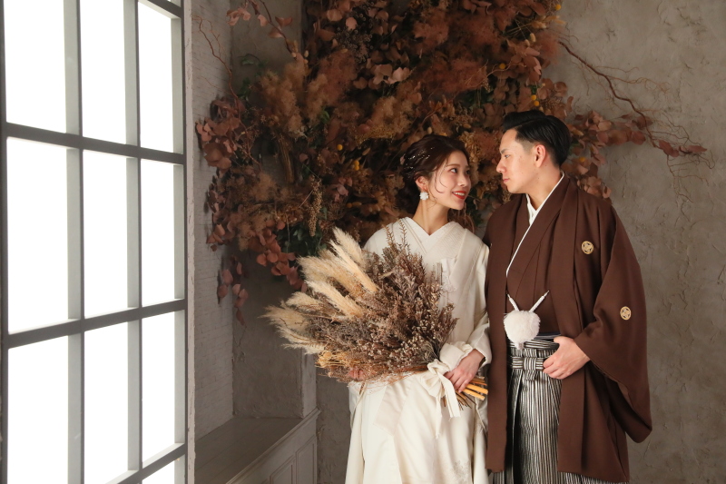和装×ドライブーケ