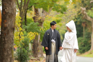 白無垢でフォトウエディング