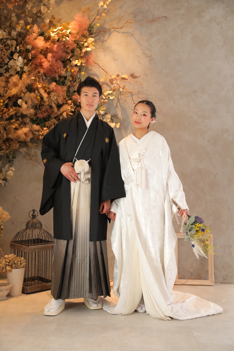 和装×ブーケ