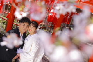 洋装＆和装　ロケーション撮影