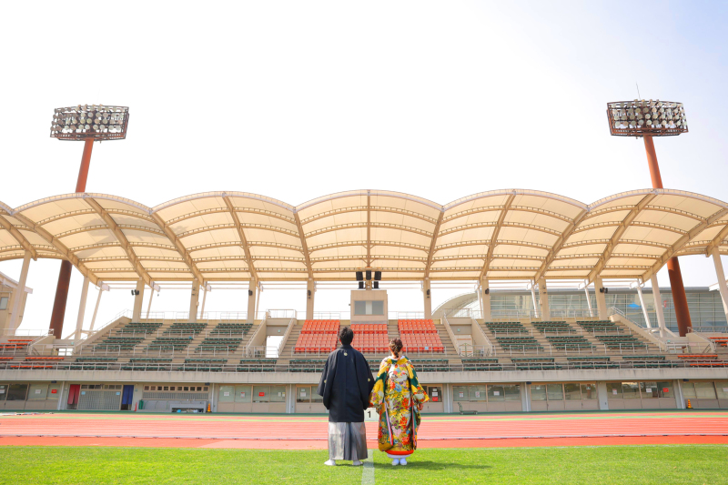 思い出の場所でウエディングフォト!